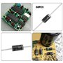 OTOTEC Lot de 50 Diodes de Redressement SB2100 2 A 100 V DO-15 Adaptées Aux Applications de Protection de Polarité en Roue Libre