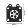 EMSea 20pcs Diaphragme de Joint de Carburateur 95-526-8 95-526-9 95-526 Compatible avec Walbro WTA WY WA WT Série Pièces de Mote