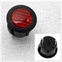 EMSea Lot de 4 voyants d'avertissement LED rouges DC 12 V 2 broches pour voiture, bateau, moteur électrique, appareils ménagers,
