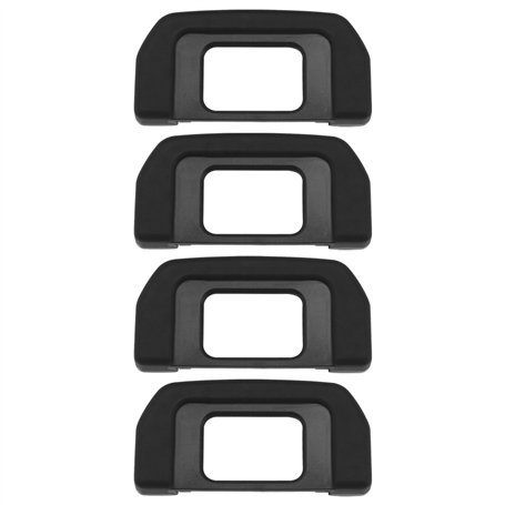 EMSea Lot de 4 œilletons DK-28 - Pour appareil photo - En ABS - Accessoire compatible avec appareil photo Nikon D7500 - Noir