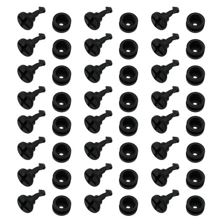 EMSea Lot de 30 boulons de fixation pour capot de moteur N90801101 - Clip de fixation pour capot - Compatible avec VW Seat Skoda