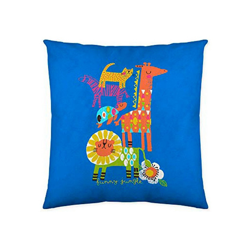 Housse de coussin Cool Kids Funny Jungle (50 x 50 cm)