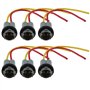 YINETTECH 6pcs Douilles d'ampoule de Rechange Compatible avec T10 T13 T15 Adaptateur Prise de Lumi?re de Voiture Connecteur de F