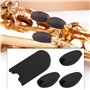 YINETTECH 2 Ensembles de Repose-pouces pour Saxophone Applicables Aux Saxophones Alto Ténor Et Soprano 2 Repose-doigts 6 Petits