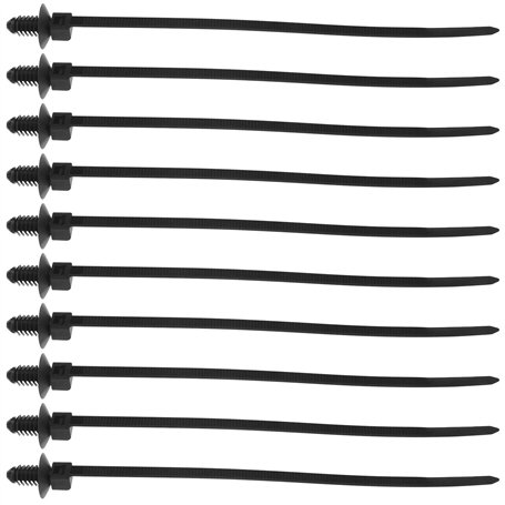 VGOL 20pcs Attaches de Câble en Nylon Attaches à Glissière Enveloppes Clip 170mm x 4.8mm pour l'industrie de la Construction Fam