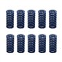 VGOL 10pcs Ressorts de Compression Presse à Charge Légère Ressorts Longs Légers Ressorts de Lit Chauffants 16 OD 35mm Compatible