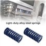 VGOL 10pcs Ressorts de Compression Presse à Charge Légère Ressorts Longs Légers Ressorts de Lit Chauffants 16 OD 35mm Compatible