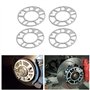 Qeunrtiy 4 PièCes Entretoises de Roue en Aluminium Cales Plaque Entretoises de Roue Automatique 5Mm Goujon pour 4X100 4X114.3 5X