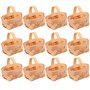 Wanjorlay 12 PièCes SéRies Copeaux de Bois Mini Paniers Paniers TisséS Manuels Ornements BoîTe de Rangement de Bonbons