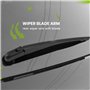 NISHZHU Bras Balais Essuie Glace Arriere Noir pour 206 207