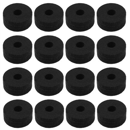 eMagTech 16 Pièces Coussinet de Cymbale en Feutre pour Tambour de Jazz 35x15mm Manchon de Tambour Accessoire pour La Plupart des