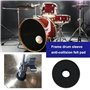 eMagTech 16 Pièces Coussinet de Cymbale en Feutre pour Tambour de Jazz 35x15mm Manchon de Tambour Accessoire pour La Plupart des