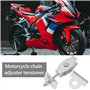 eMagTech 2 Ensembles d'accessoires de Moto Tendeur de Chaîne Ajusteur de Tension Outil de Tendeur de Chaîne de Roue Arrière Comp