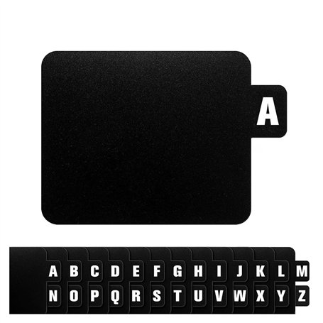 Ginobili 26 Pièces Intercalaires pour Disques Vinyles Intercalaires Alphabétiques DVD Séparateurs Alphabétiques Organisateur de