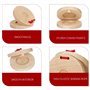 Nxyupv 16 Pièces Castagnettes Musicales Castagnettes Instrument de Musique en Bois Instrument de Musique Instrument de Percussio