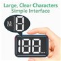 YEHEI Compteur de Vitesse Numérique GPS HUD pour Voiture et Moto, Accessoires LED HD KM/H