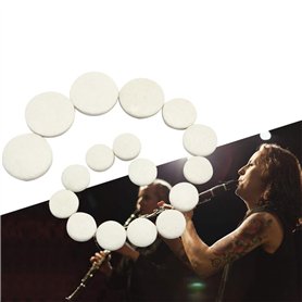 Yipaisi lot de 17 coussinets en cuir pour une clarinette de rechange durable pour les accessoires d'instruments à vent de mouton Yipaisi lot de 17 coussinets en cuir pour une clarinette de rechange durable pour les accessoires d'instruments à vent de mouton