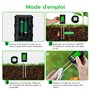 Wigearss Testeur de pH du Sol 6 en 1, Testeur pour Humidité/Fertilité/pH/Température/Lumière/Humidité Ambiante