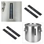 eMagTech 10pcs Thermomètre Autocollants Auto-adhésif Changement de Couleur Affichage Numérique de Température Lecture Instantané
