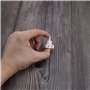 ECSiNG 4x Interrupteur à Bouton-poussoir Marche/Arrêt Pressostat Encastré avec Fil et Capuchon à Vis 220V ~ 60HZ 10A pour Lampe