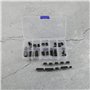ECSiNG 50 pièces 10 types de puce de circuit intégré Kit d'assortiment basse tension LM324 LM358 LM386 LM393 UA741 NE5532 NE555