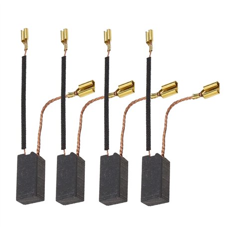 ECSiNG 2 Paires Balais de Charbon 6.3x10x19mm/0.25x0.39/0.75pouce Pièce de Rechange de Moteur Compatible avec HILTI TE54 TE55 TE