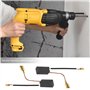 ECSiNG 2 Paires Balais de Charbon 6.3x10x19mm/0.25x0.39/0.75pouce Pièce de Rechange de Moteur Compatible avec HILTI TE54 TE55 TE