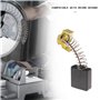 ECSiNG 2 Paires de Balais de Charbon 7x17x17mm Compatibles avec Rexon M2500A Scie à Onglet Pièces de Rechange pour Accessoires d