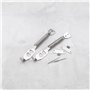 ECSiNG 2 Ensembles Ressorts de Coffre Voiture Kit de Rallye Verrouillage de Capot Supports de Moteur en Acier Inoxydable Kit de