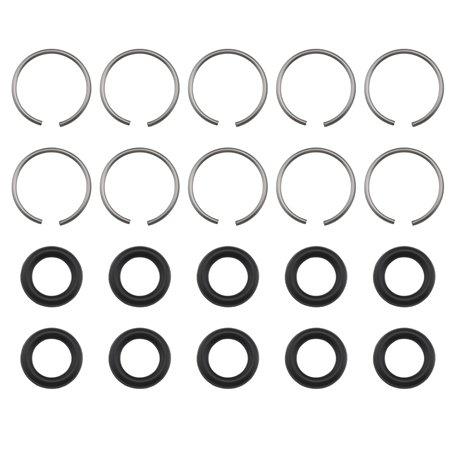 ECSiNG Lot de 10 bagues de retenue pour clé à chocs avec joint torique compatible avec clé à choc de 9