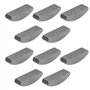 LT Easiyl 10pcs Clé Woodruff Plaque de Démarrage de Vilebrequin Volants Fixes Clé en Demi-Cercle Compatible avec SUV 110cc 120cc