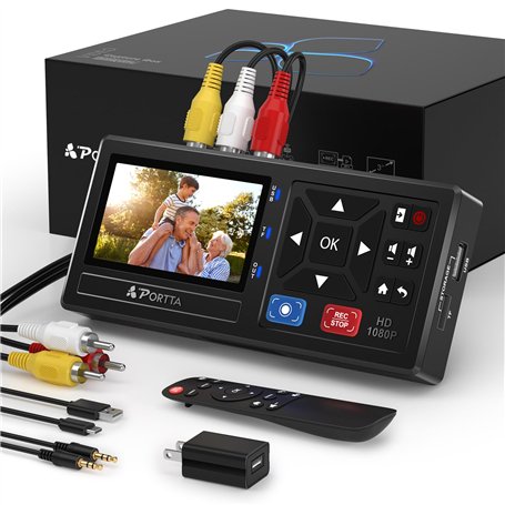 PORTTA Convertisseur VHS vers Numérique
