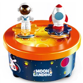WEofferwhatYOUwant Boîte à Musique Dansante - Alunissage Thème Spatial – Décoration de Gâteau d'Anniversaire avec Astronaute et  WEofferwhatYOUwant Boîte à Musique Dansante - Alunissage Thème Spatial – Décoration de Gâteau d'Anniversaire avec Astronaute et