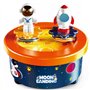 WEofferwhatYOUwant Boîte à Musique Dansante - Alunissage Thème Spatial – Décoration de Gâteau d'Anniversaire avec Astronaute et