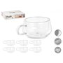 Tasse Vivalto OCT-DG23213L Transparent 280 ml (6 Unités)