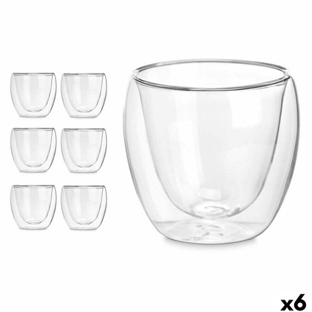 Verre d'eau Vivalto OCT-DG2319 Transparent Verre Borosilicaté 100 ml (6 Unités)
