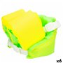 Manchettes AquaSport Jaune Vert 53 x 20 x 18 cm (6 Unités)