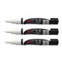 UNI-BALL Lot de 3 Marqueurs craie pointe conique fine CHALK Marker PWE3MS 0