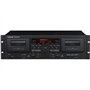 Tascam 202MLVII Plateau double cassette avec sortie USB