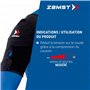 Zamst Épaulière - Orthèse Compressive de Stabilisation Dynamique, Soulagement de la Douleur pour Blessures de Sport, Soutien d'é