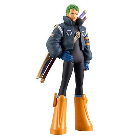 Zoro Statue Tête D'Oeuf Costume 17Cm