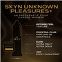 Skyn Unknown Pleasures+ : Boîte de 14 préservatifs masculins sans latex / 2x Intense Feel texture intensément perlée, 8x goût de