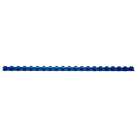 Anneaux de reliure plastique A4 bleu 10mm boîte de 100