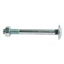 Bulk Hardware BH02175 Boulon de carrosserie / écrou plaqué au zinc