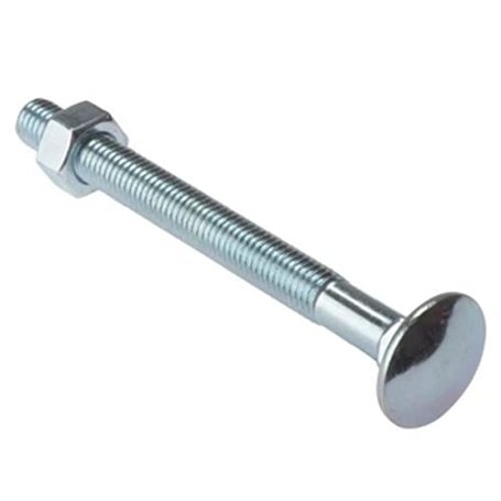 Bulk Hardware BH02151 Boulon de carrosserie / écrou plaqué au zinc
