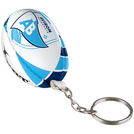Gilbert Porte-clefs Ballon de Rugby Bayonne - Collection Officielle Aviron Bayonnais