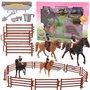 Toyland® - Ensemble de Jeu avec clôture pour Chevaux et sauts - Jouets équestres