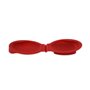 Fackelmann 682231 Cale huîtres en Silicone, cale huître Rouge, Support pour Couper Les huîtres, cale pour Ouvrir Une huître, Sil
