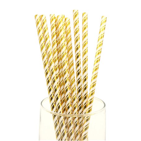 Pailles en papier fantaisie 120 pailles en vrac biodégradables sans plastique