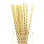 Pailles en papier fantaisie 120 pailles en vrac biodégradables sans plastique